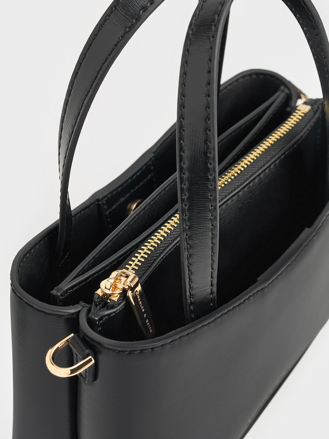 Mini Sybill Tote Bag, Black, hi-res