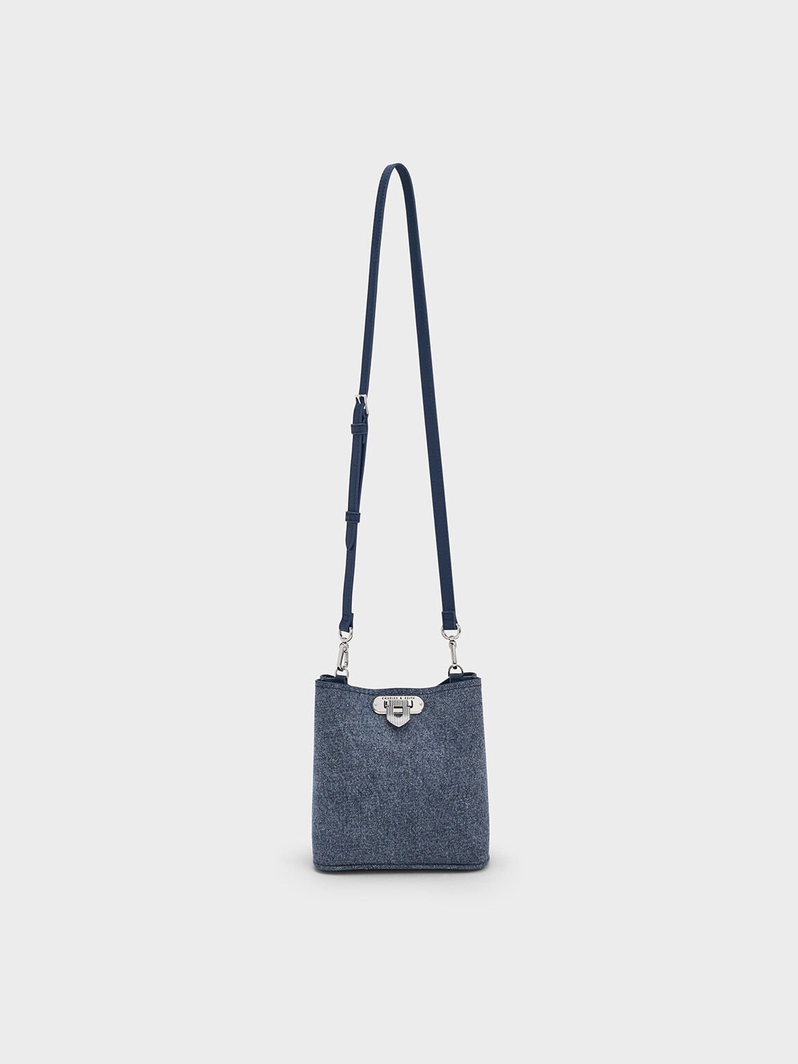 Alcott Denim Bucket Bag, Denim Blue, hi-res