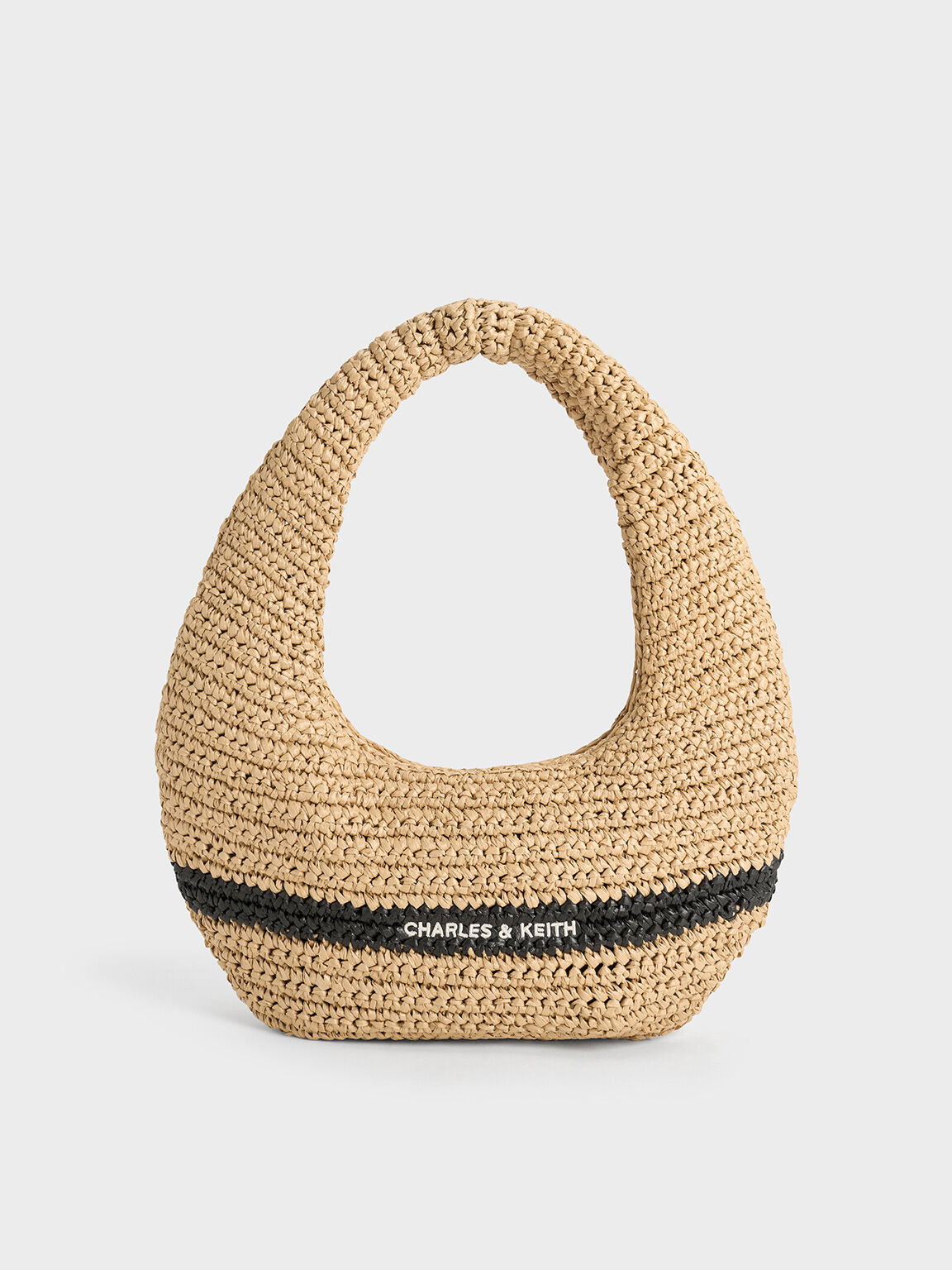 Túi hobo Allegra Knitted Slouchy, Be, hi-res