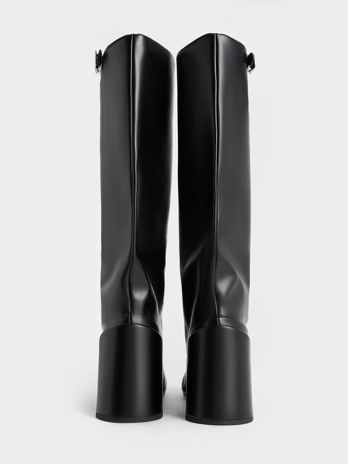 Giày boots cao gót Robbie Platform Knee-High, Đen, hi-res