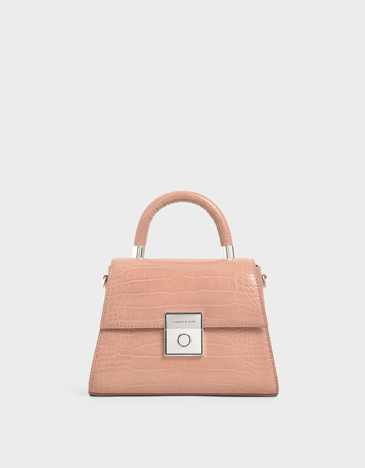 Tan Classic Structured Bag | CHARLES & KEITH | Structured bag, Bag  accessories, Bags