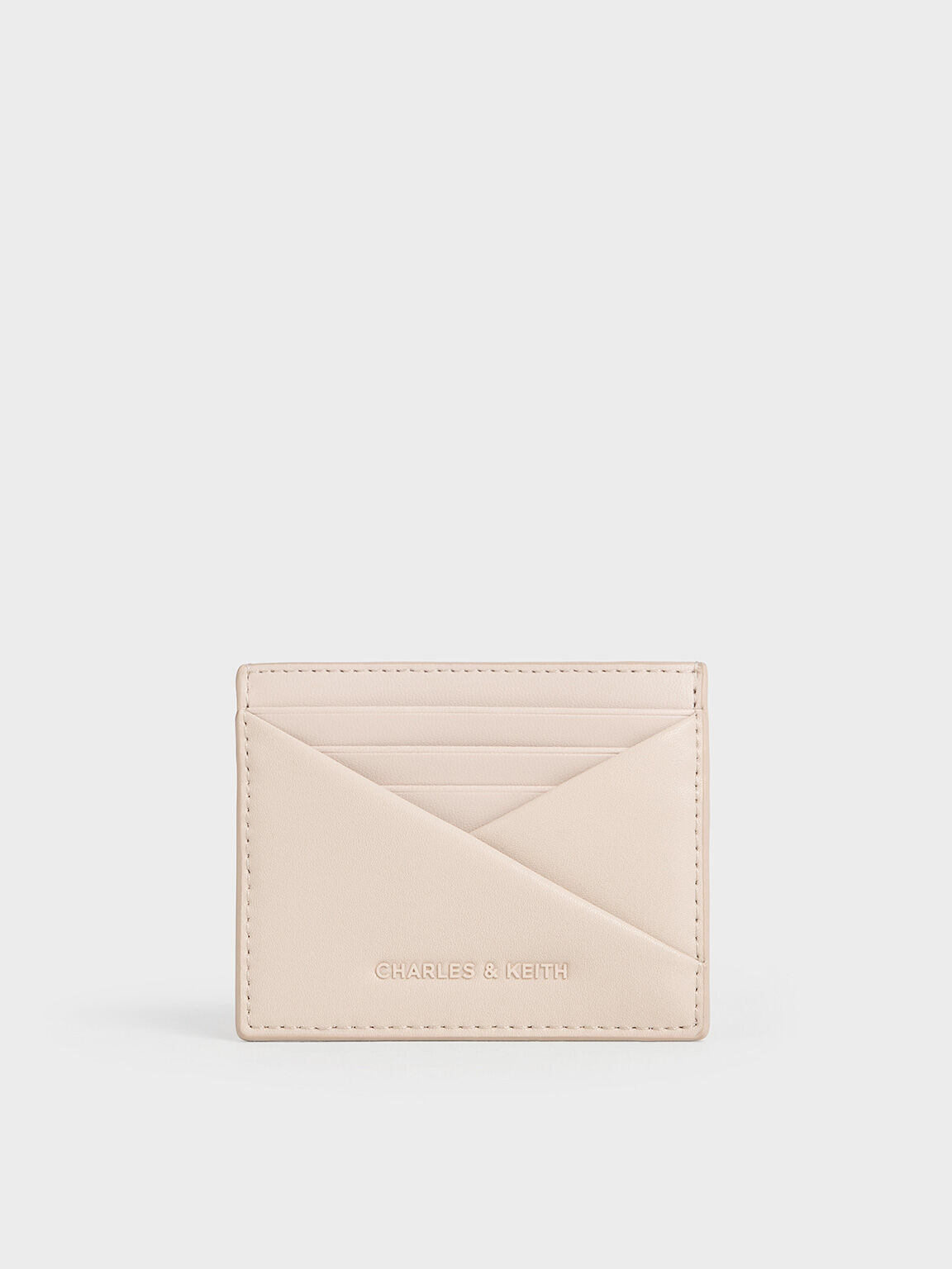 Midori Geometric Card Holder, Oat, hi-res