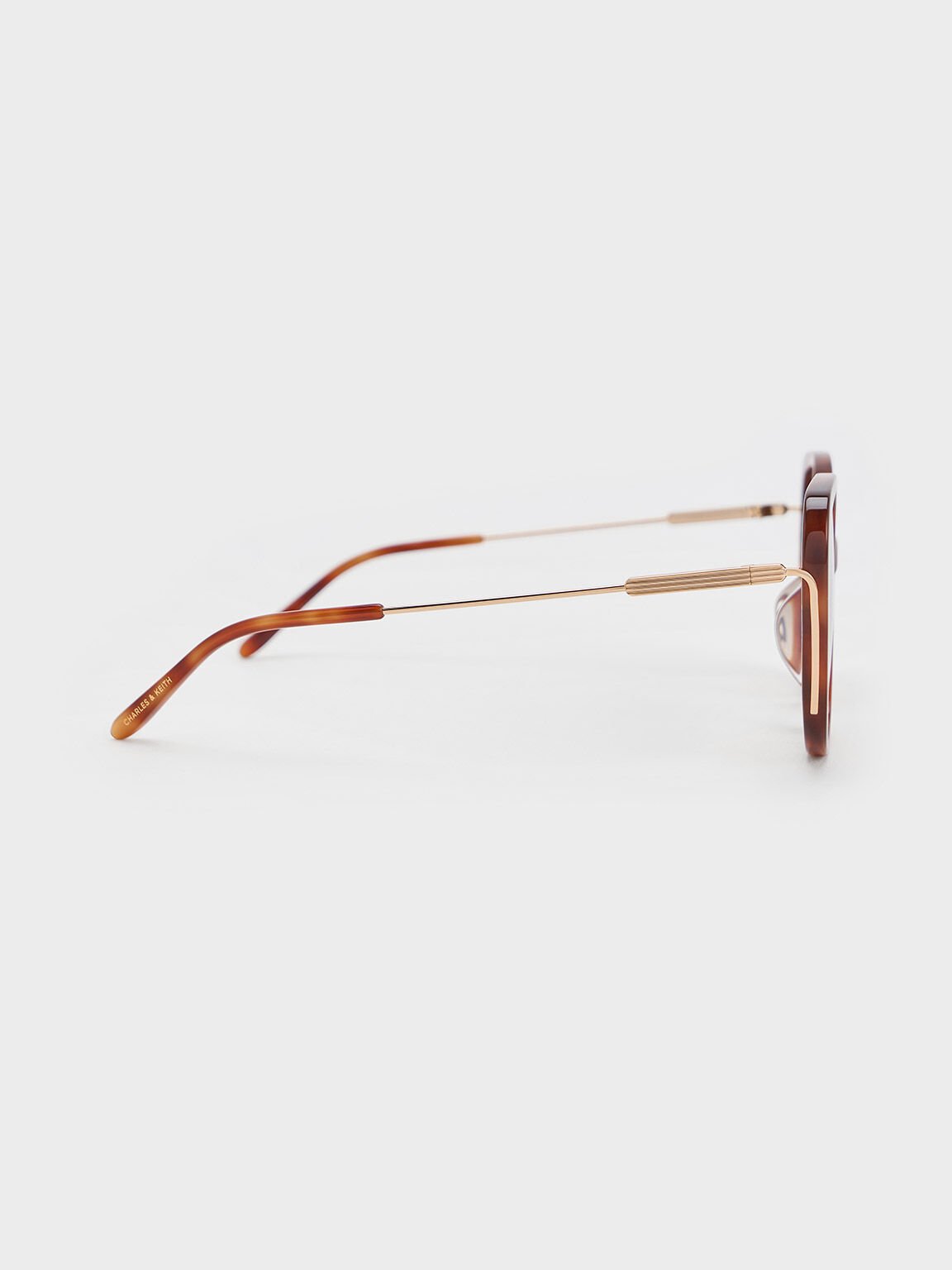 Recycled Acetate Tortoiseshell-Frame Butterfly Sunglasses, T. Shell, hi-res