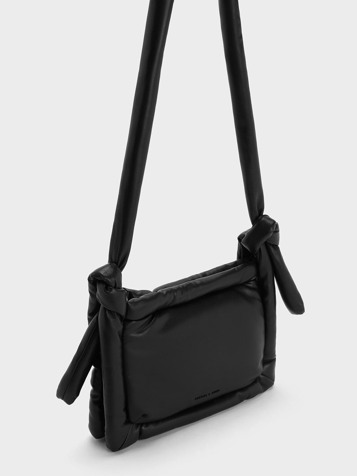 Errya Puffy Crossbody Bag, Jet Black, hi-res