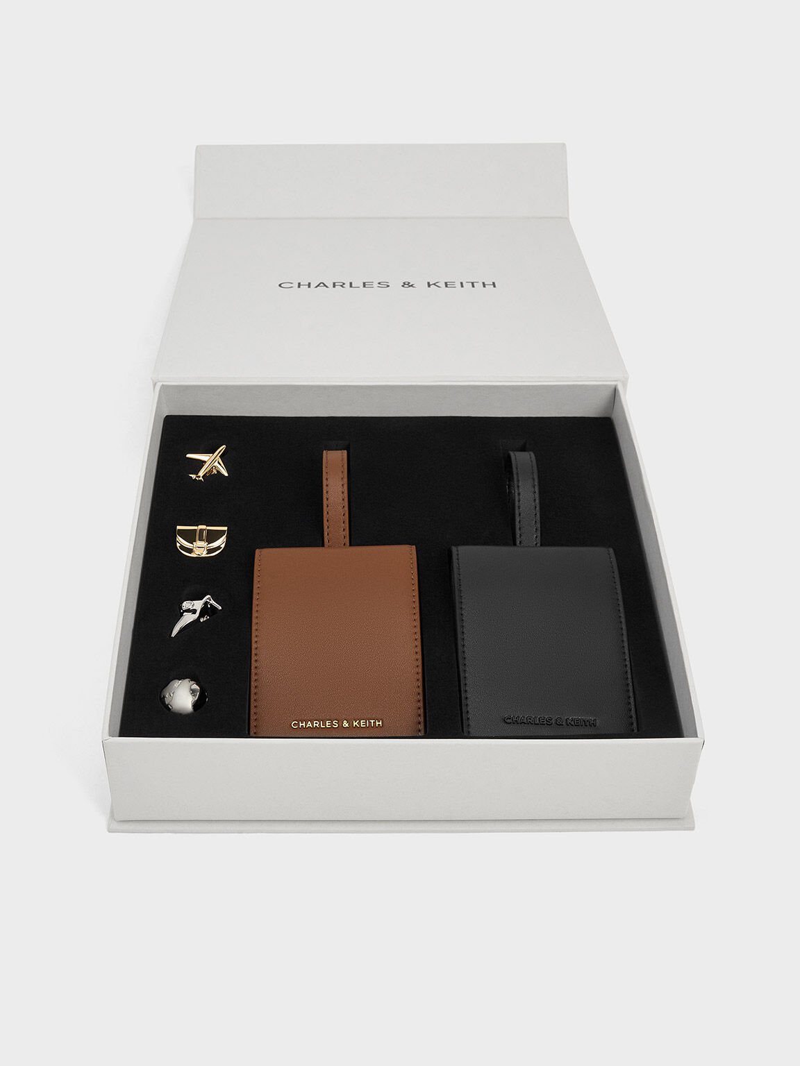 CHARLES & KEITH Luggage Tag & Charm Set, Multi, hi-res