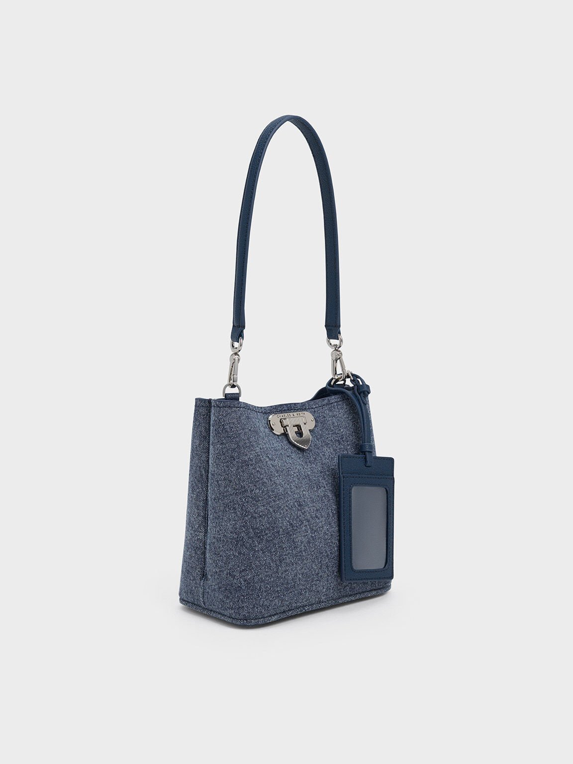 Alcott Denim Bucket Bag, Denim Blue, hi-res