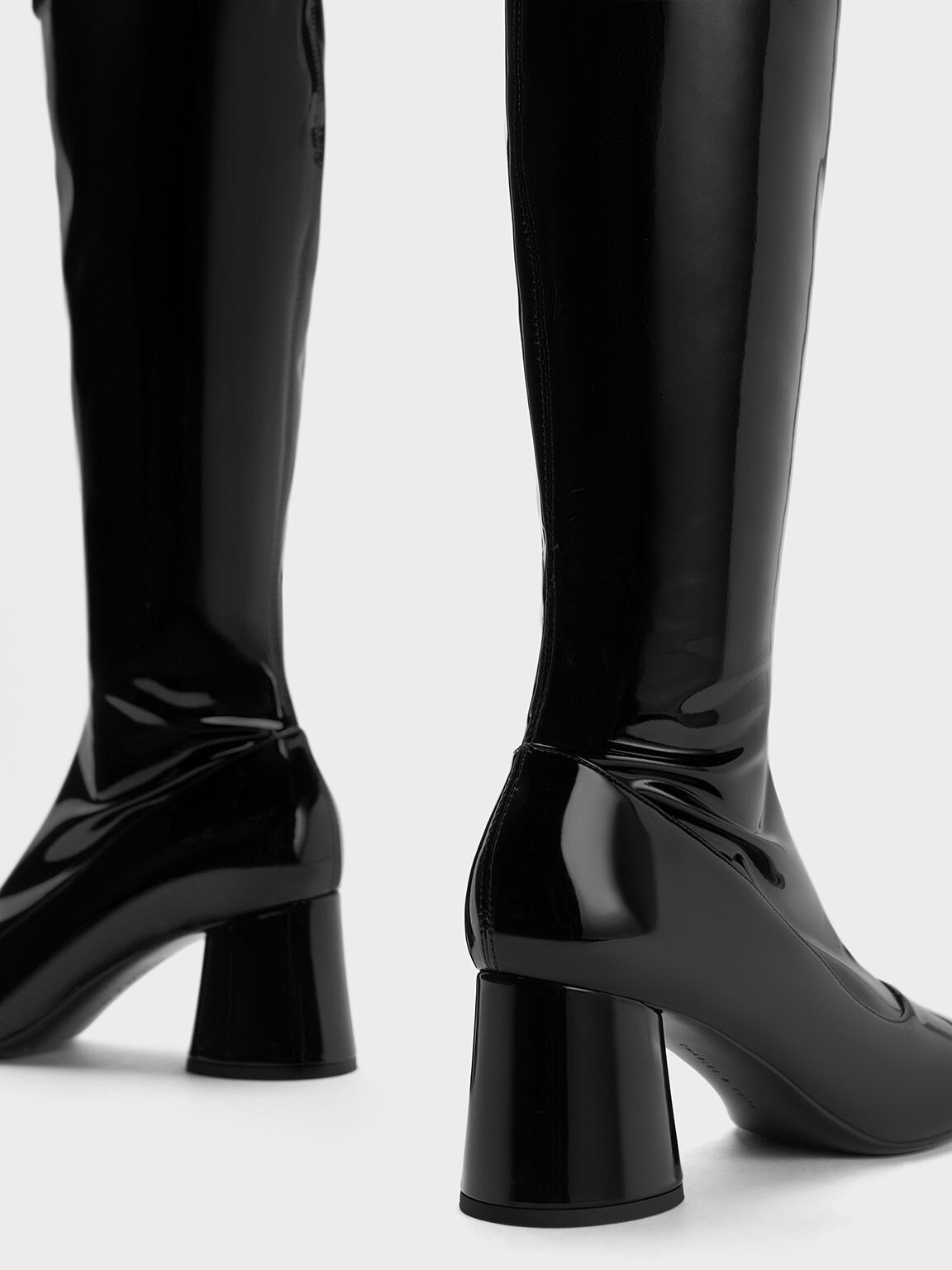 Coco Two-Tone Knee-High Boots, Multi, hi-res