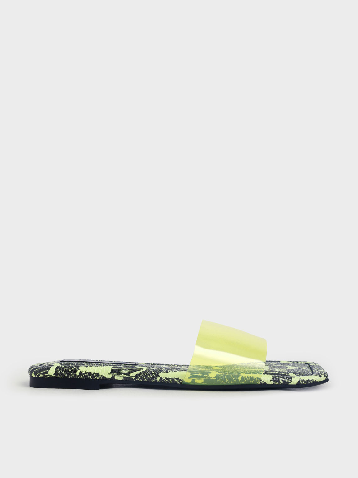 Neon snake print on sale slides