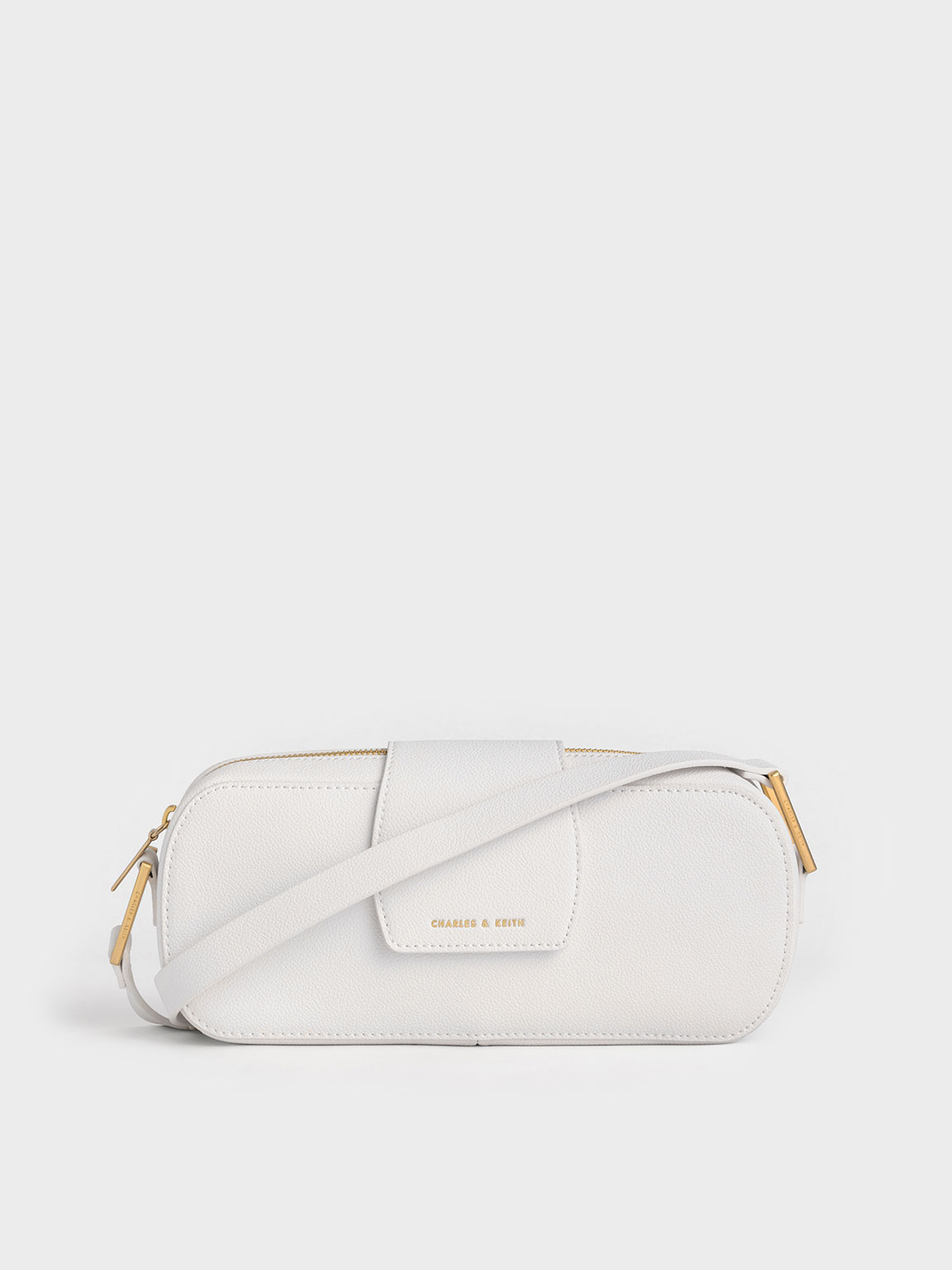 White Selby Shoulder Bag CHARLES KEITH VN