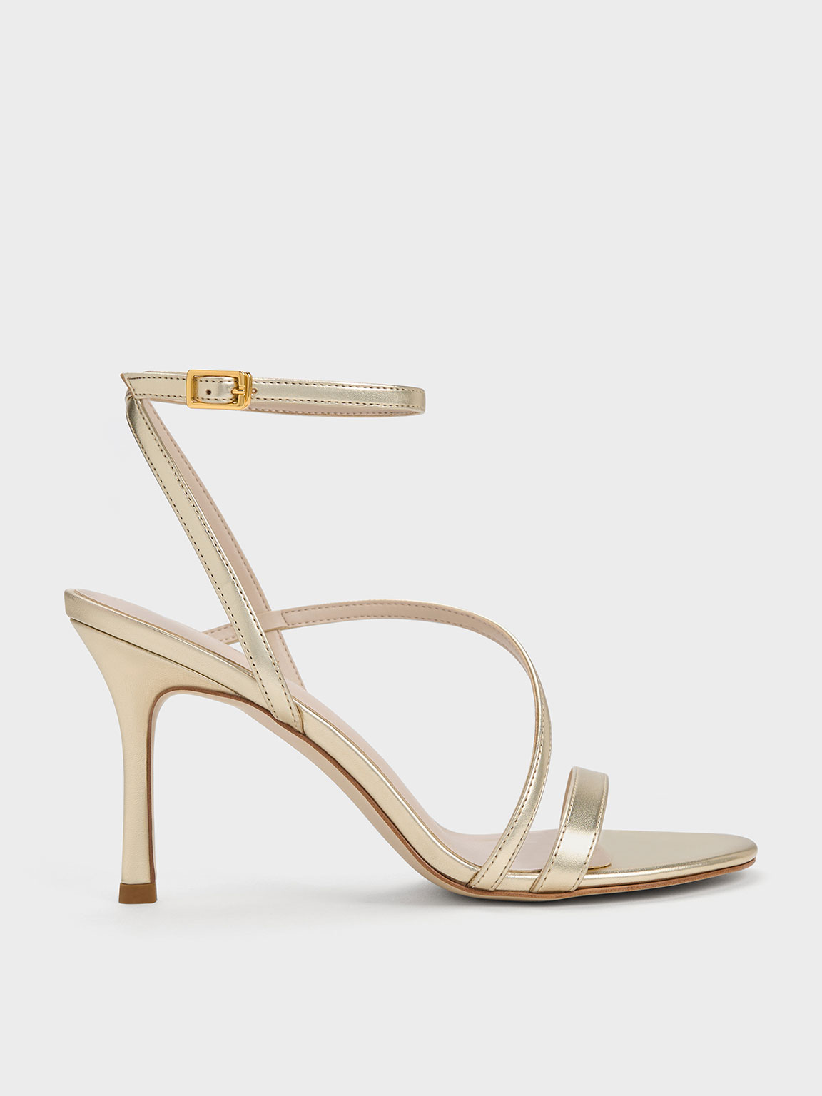 Strappy sandals clearance heels