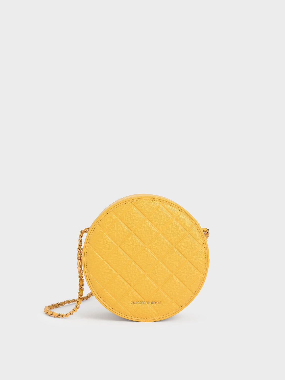 Yellow best sale round bag