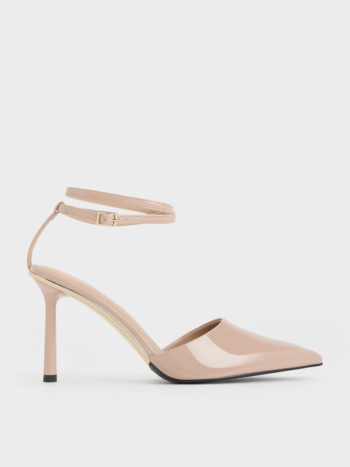 Pointed toe pumps clearance with ankle strap