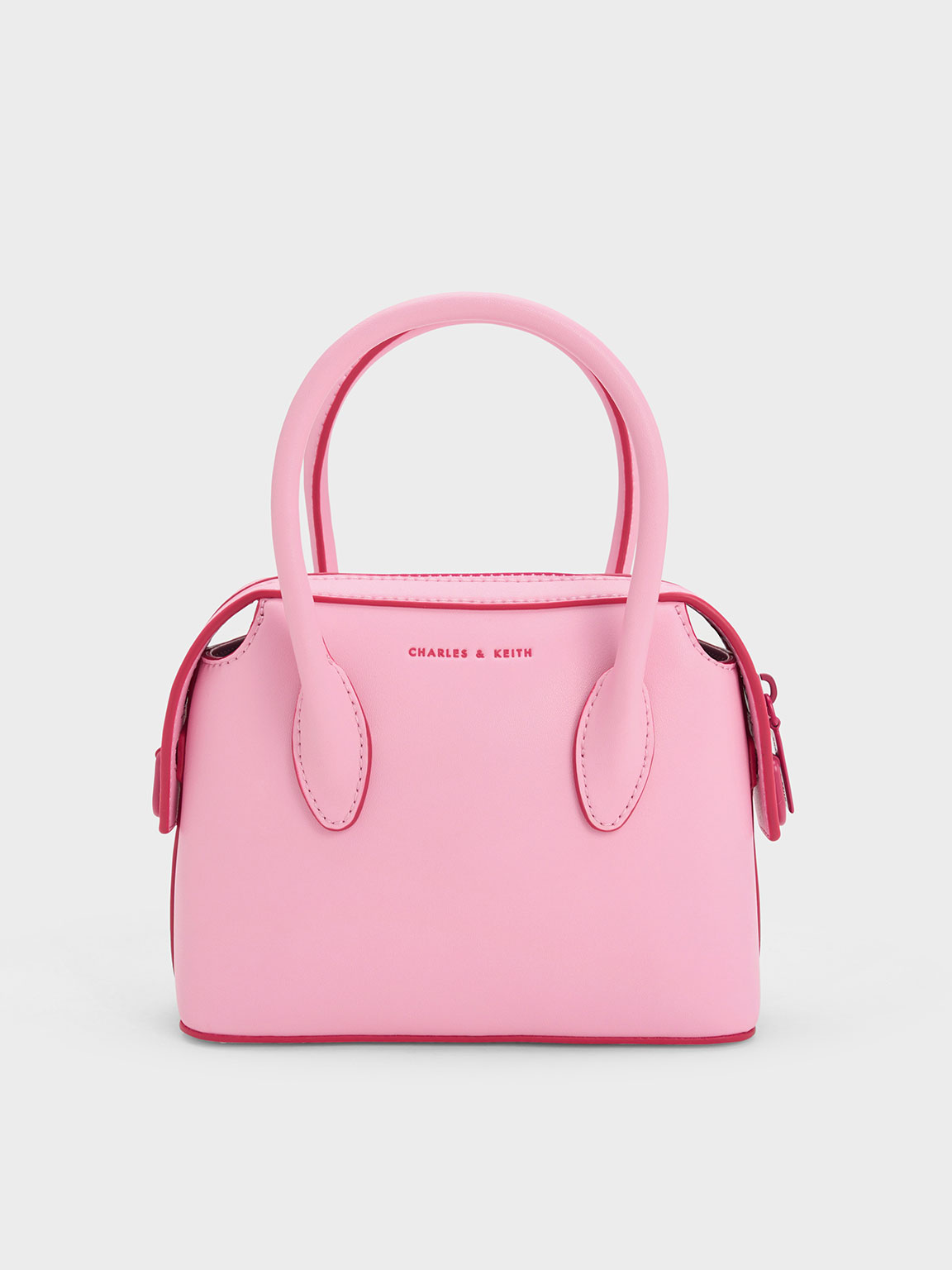 Charles and keith online pink bag