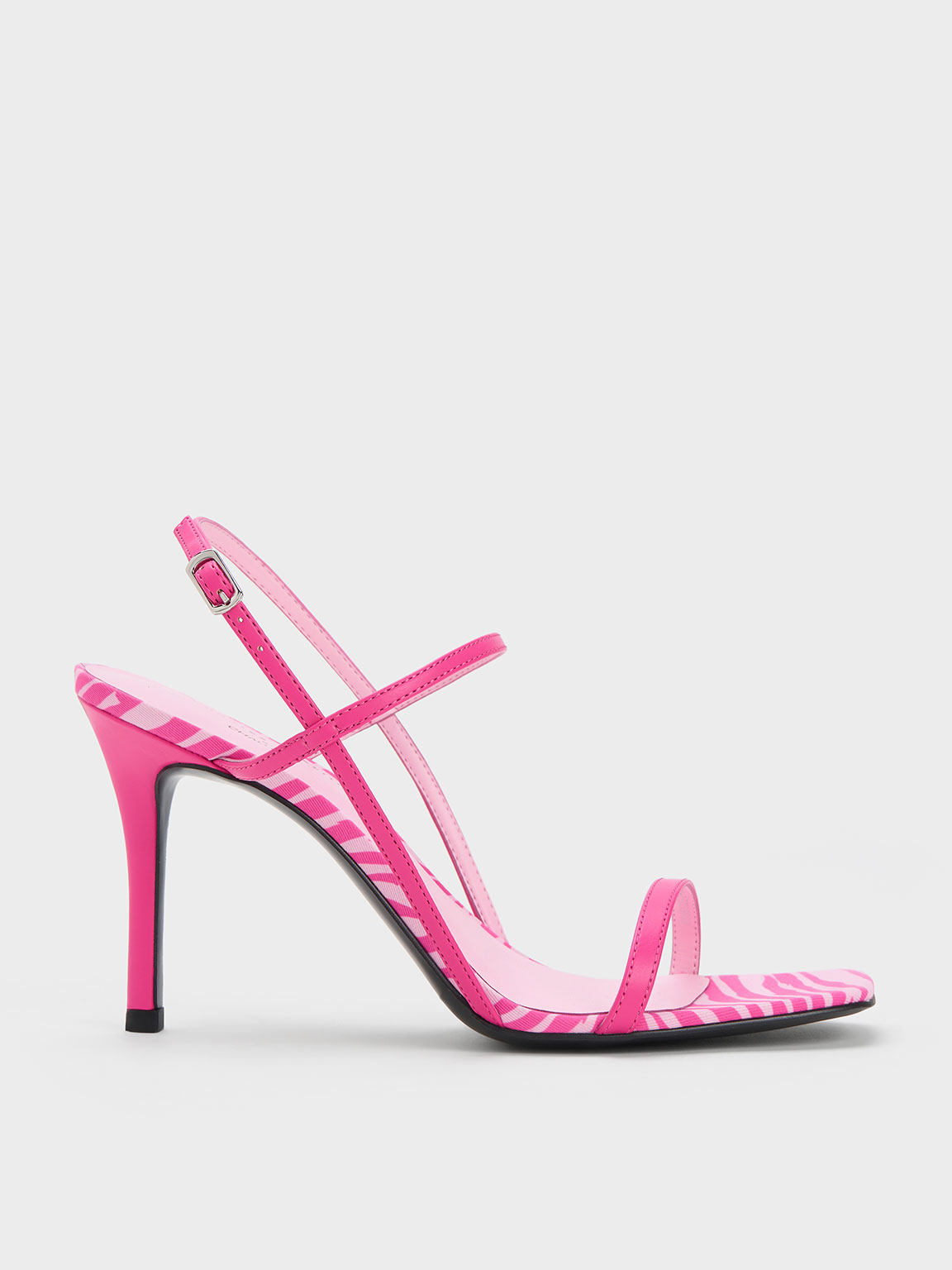 Pink heeled outlet sandals